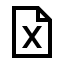 excel 文件图标